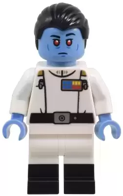 LEGO Star Wars Minifigs - Grand Admiral Thrawn - Medium Blue Skin