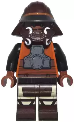 LEGO Star Wars Minifigs - Lando Calrissian - Skiff Guard, Dark Brown Printed Legs