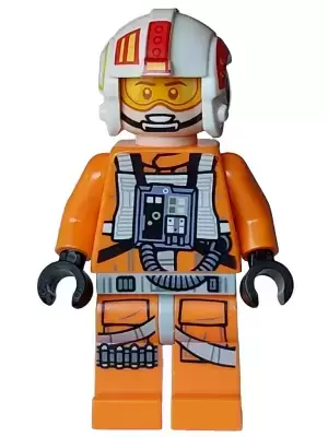 LEGO Star Wars Minifigs - Rebel Pilot - Helmet with Black Rebel Alliance Symbols