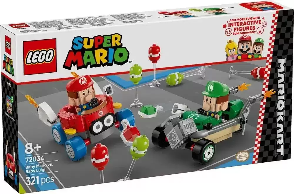 LEGO Super Mario - MarioKart - Baby Mario vs. Baby Luigi