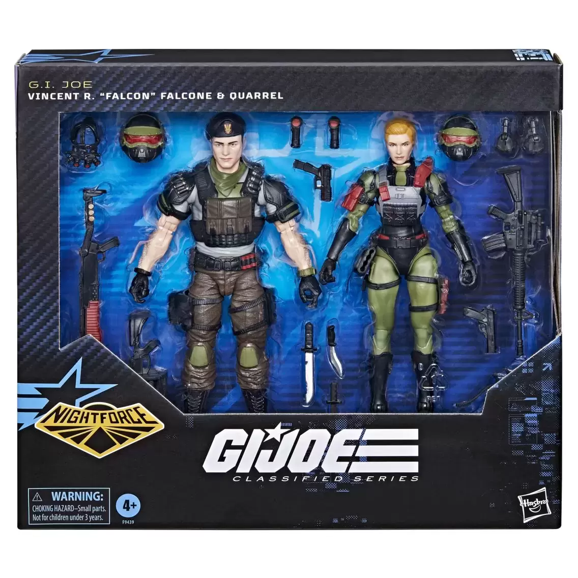 G.I. JOE - Classified Series - Vincent R. \'Falcon\' Falcone & Quarrel (Night Force)