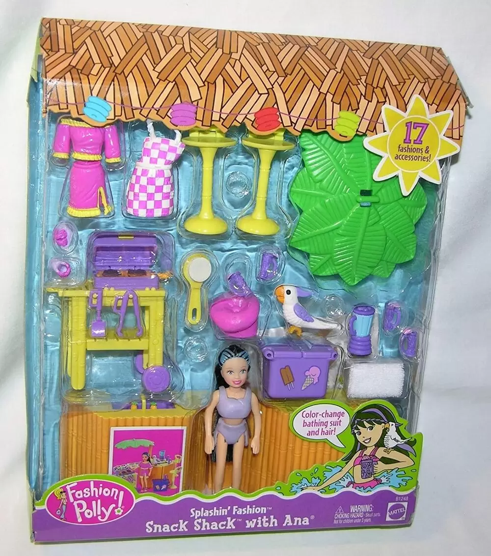 Polly Pocket (1999 - 2003) - Fashion Polly - Splashin’ Fashion Snack Shack With Ana