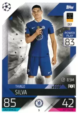 Match Attax UEFA Champions League 2022/2023 - Thiago Silva - Chelsea FC