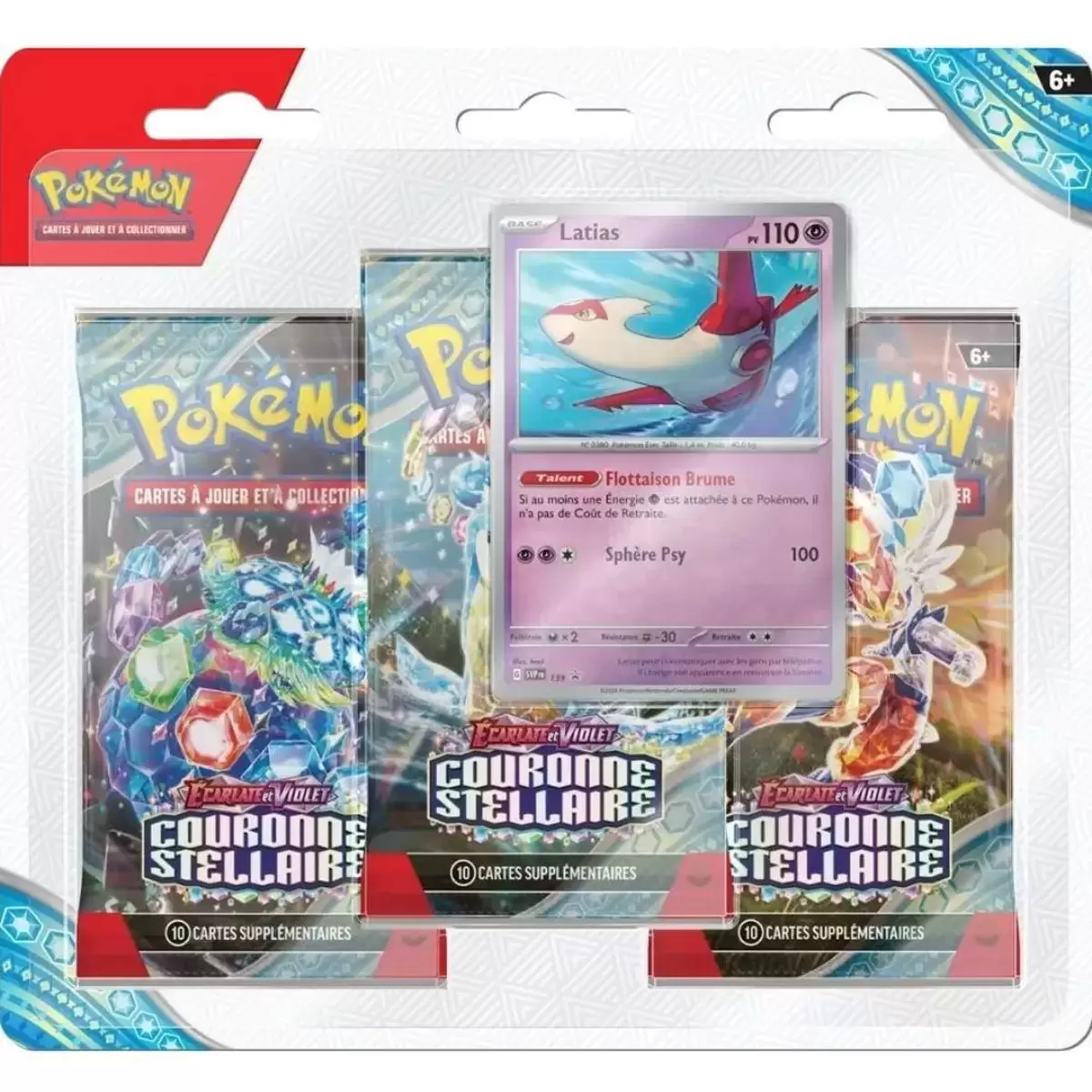 Coffret de Boosters - Tripack Couronne Stellaire - Latias