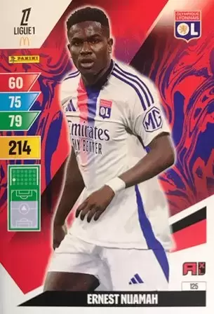 Adrenalyn XL Ligue 1 2024-2025 - Ernest Niamah - Olympique Lyonnais