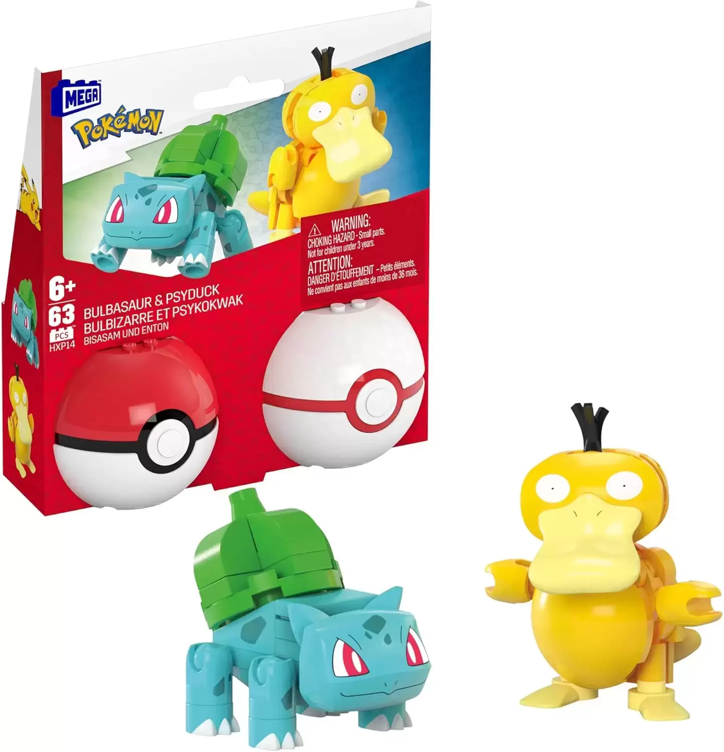 Pokémon Mega Construx - Bulbasaur & Psyduck