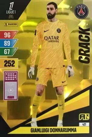 Adrenalyn XL Ligue 1 2024-2025 - Gianluigi Donnarumma - Crack - Paris Saint-Germain