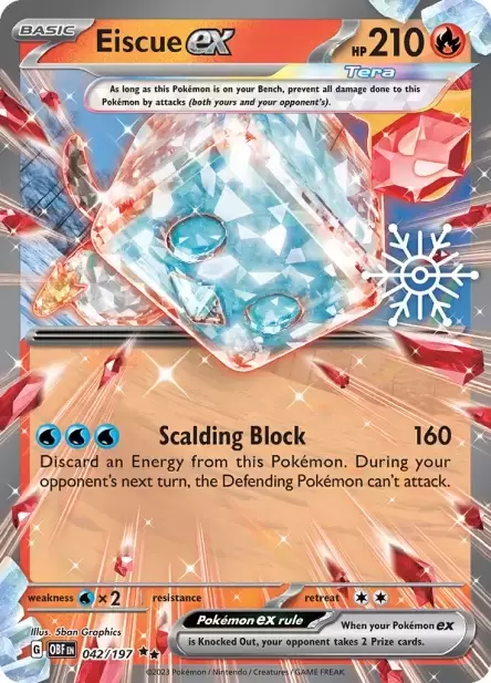 Holiday Calendar Pokemon 2024 - Eiscue EX