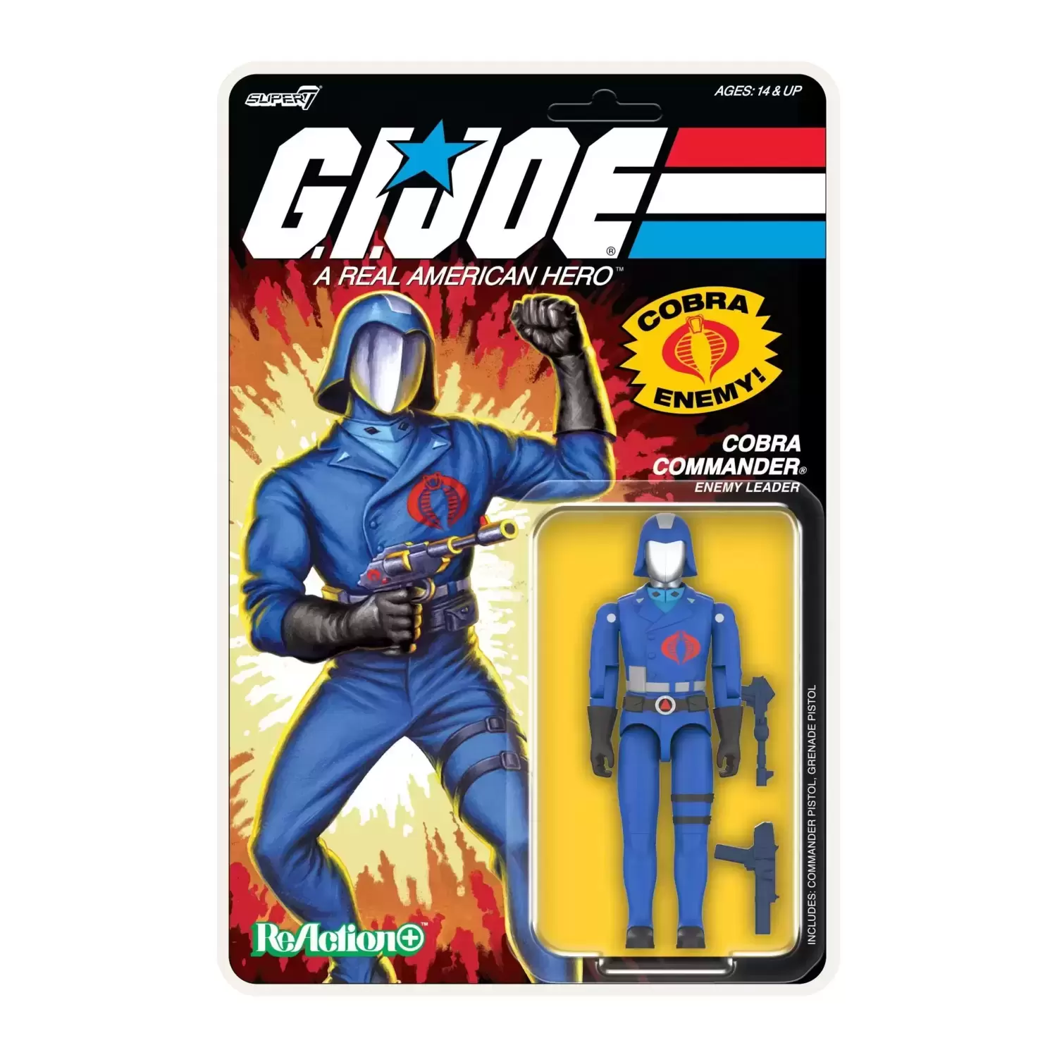 Super7 ReAction - G.I. Joe - Cobra Commander (Cartoon)