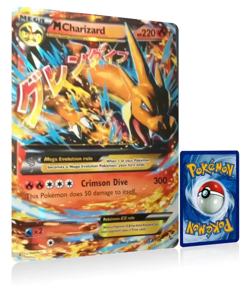 JUMBO Cards XXL - Mega Charizard EX - Jumbo