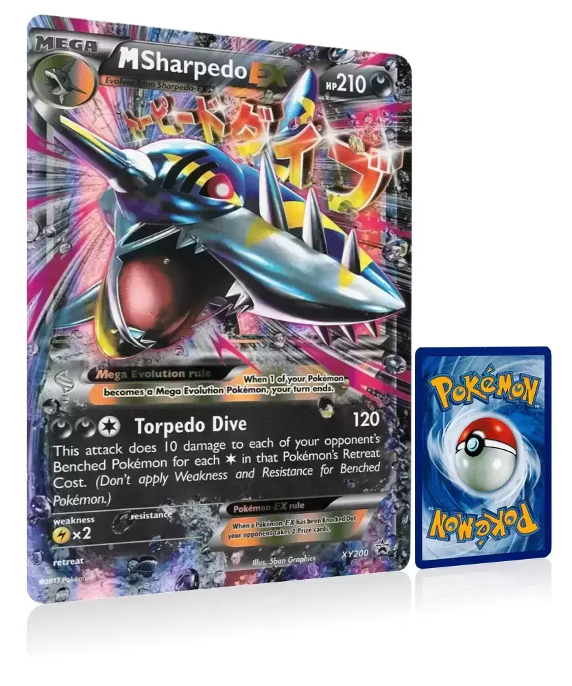 JUMBO Cards XXL - Mega Sharpedo EX - Jumbo