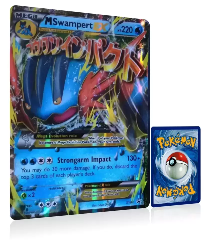 JUMBO Cards XXL - Mega Swampert EX - Jumbo