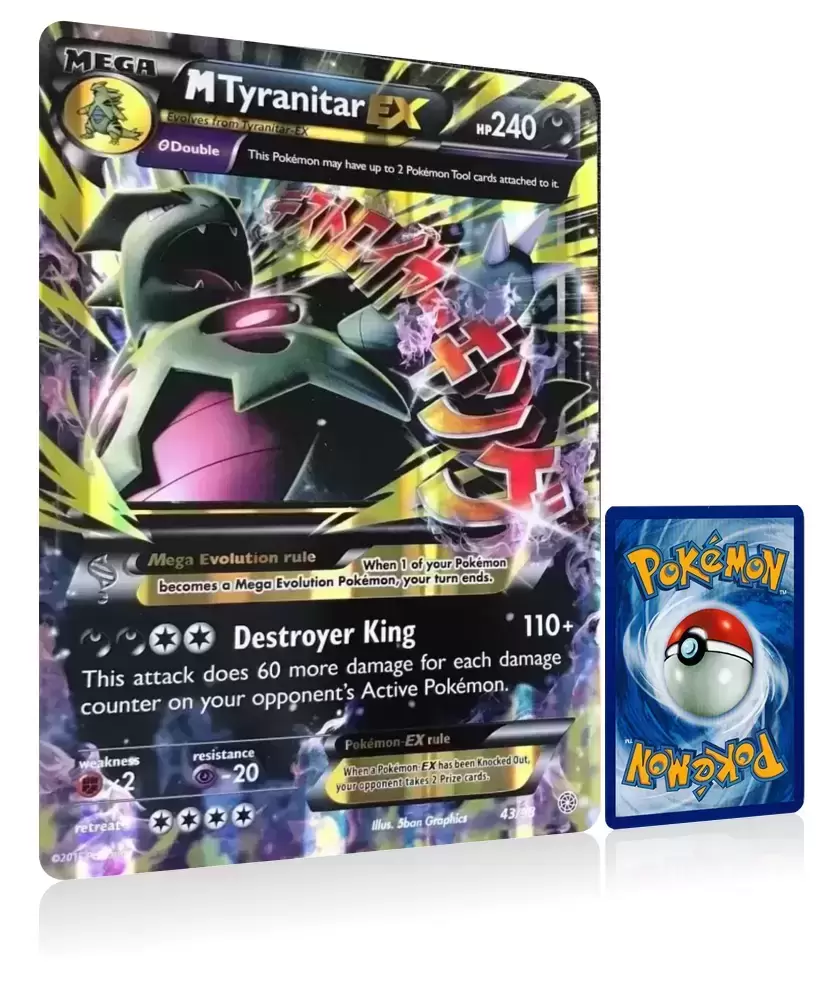 JUMBO Cards XXL - Mega Tyranitar EX - Jumbo