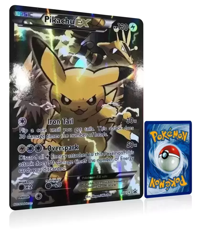 JUMBO Cards XXL - Pikachu EX - Jumbo