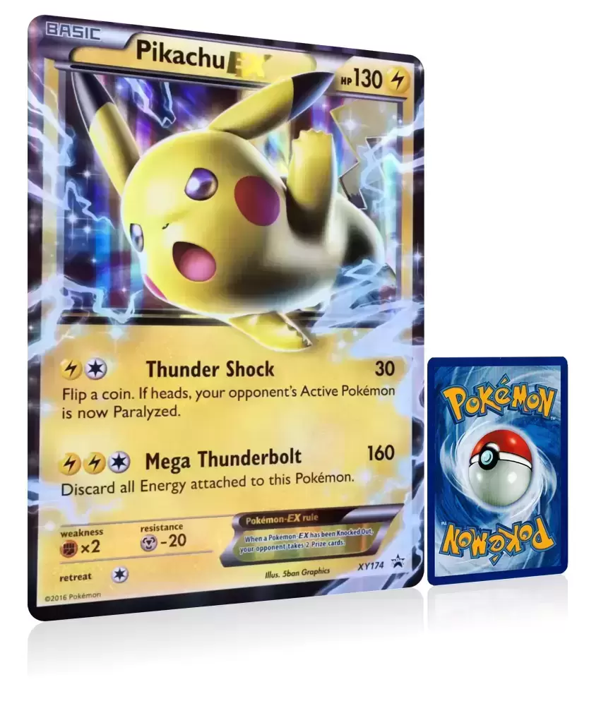 JUMBO Cards XXL - Pikachu EX - Jumbo