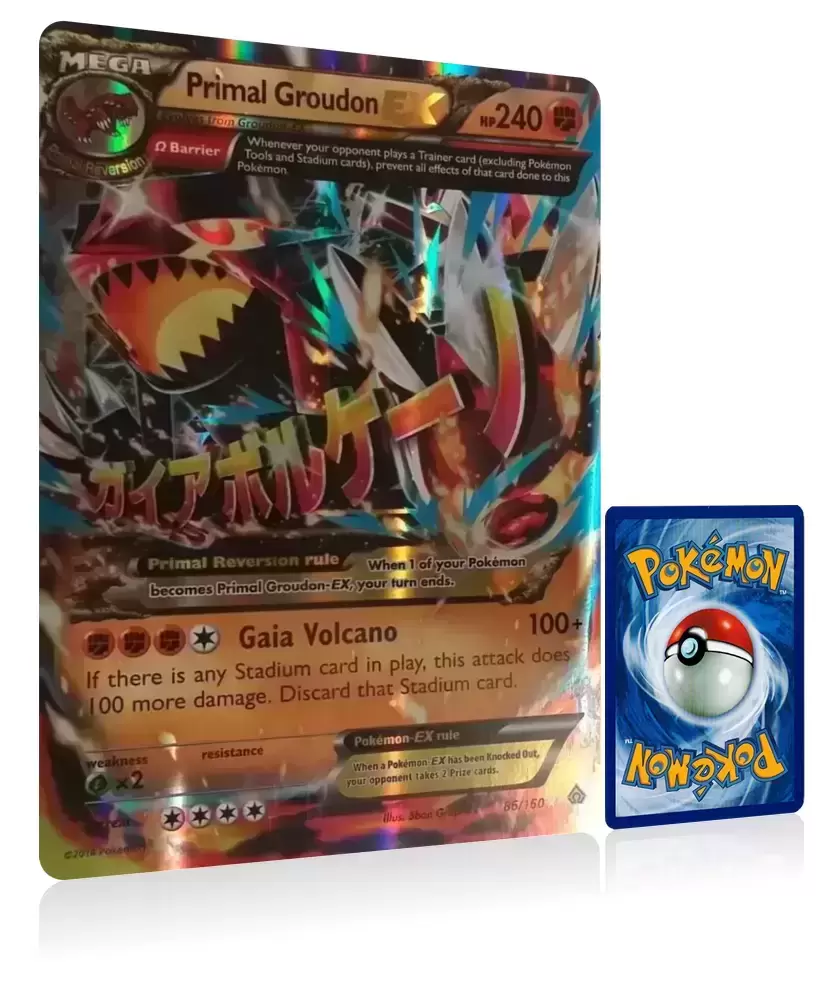 JUMBO Cards XXL - Primal Groudon EX - Jumbo