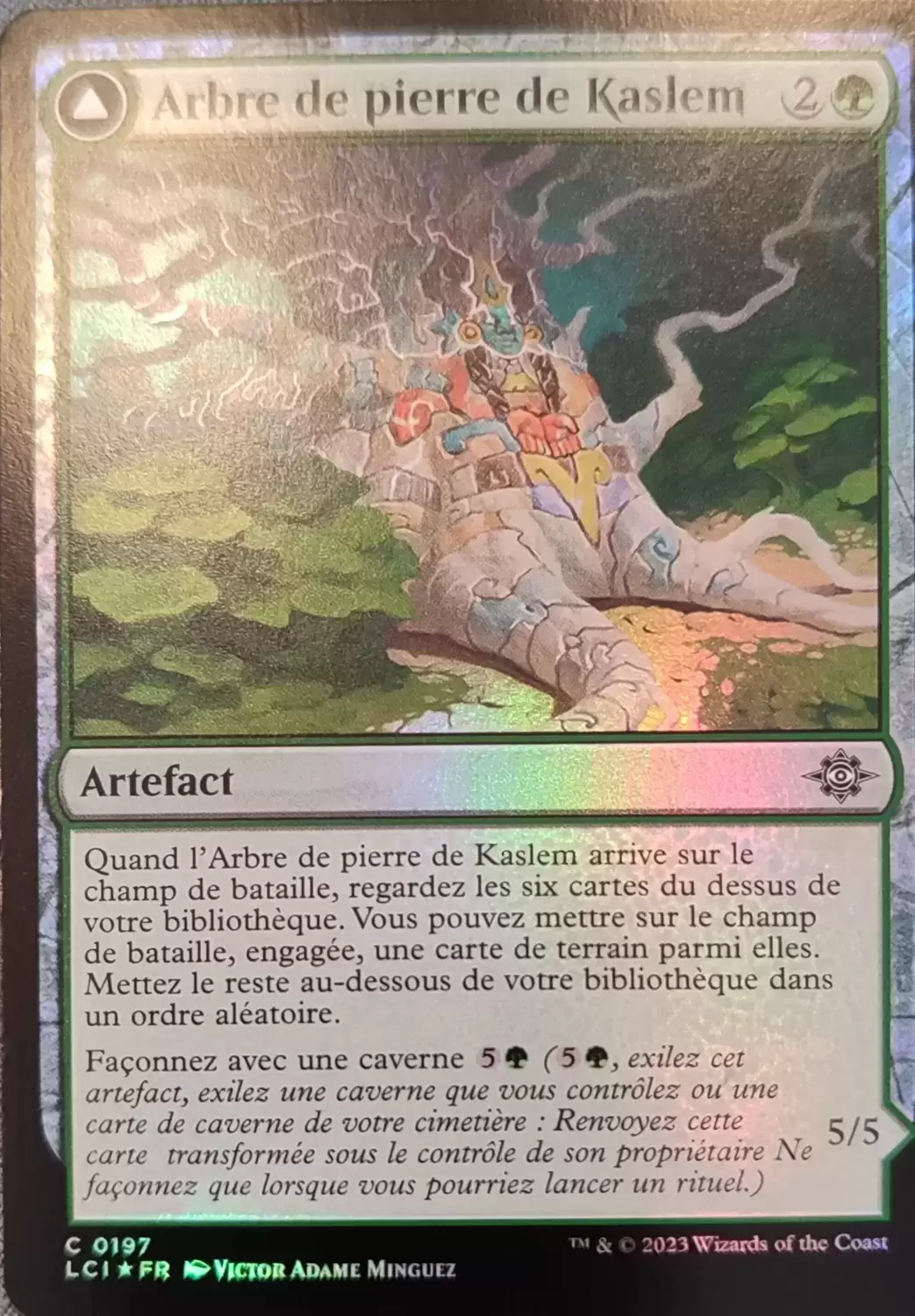Les Cavernes oubliées d\'Ixalan - Arbre de pierre de Kaslem Foil