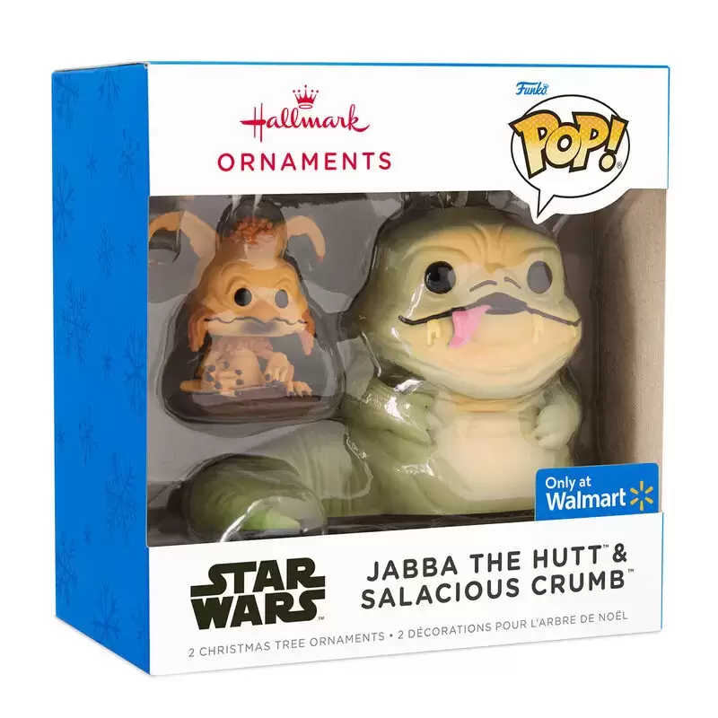 Funko Ornaments - Star Wars - Jabba The Hutt & Salacious Crumb