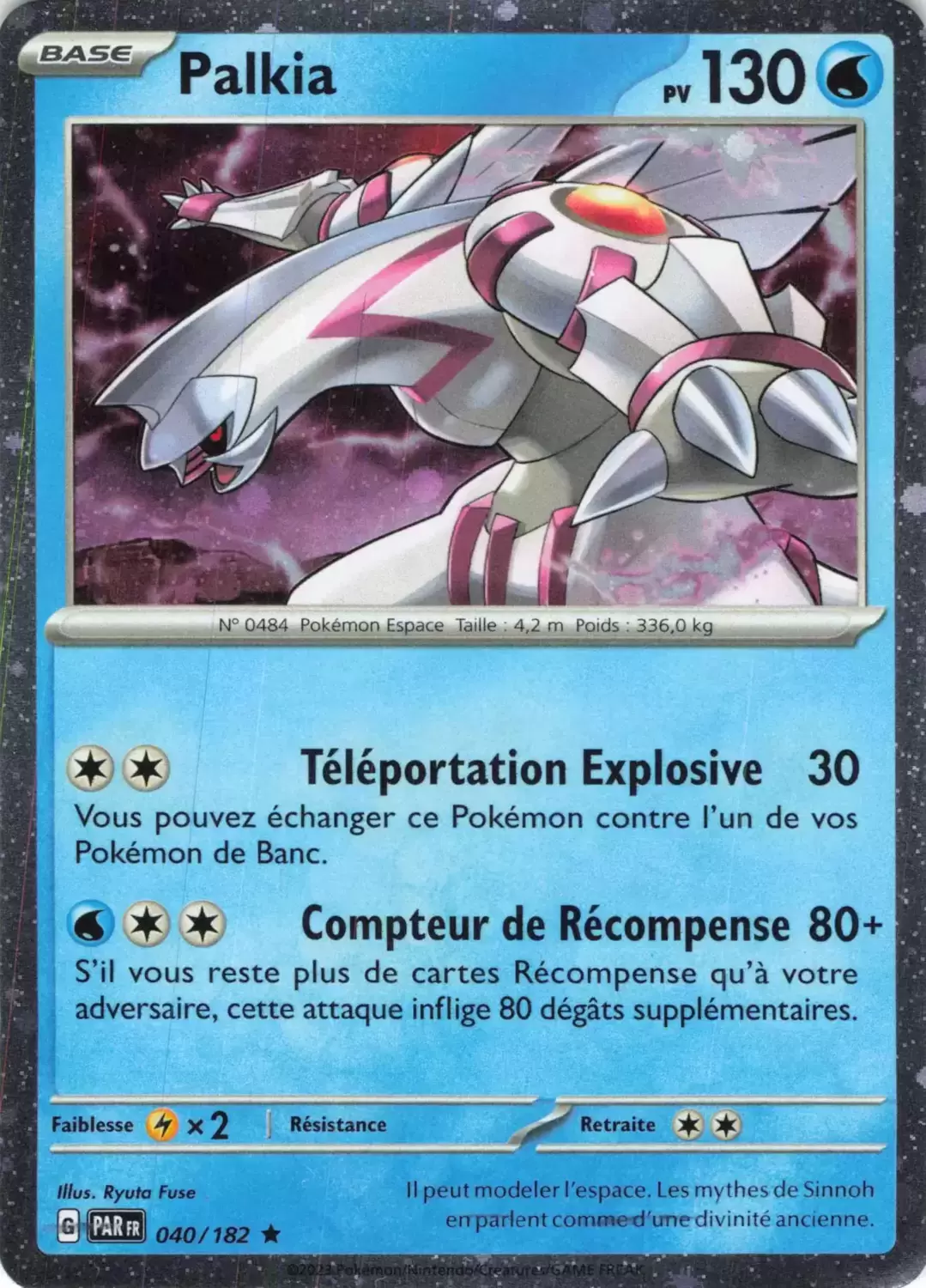 Faille Paradoxe - PARFR - Palkia Cosmos Holographique