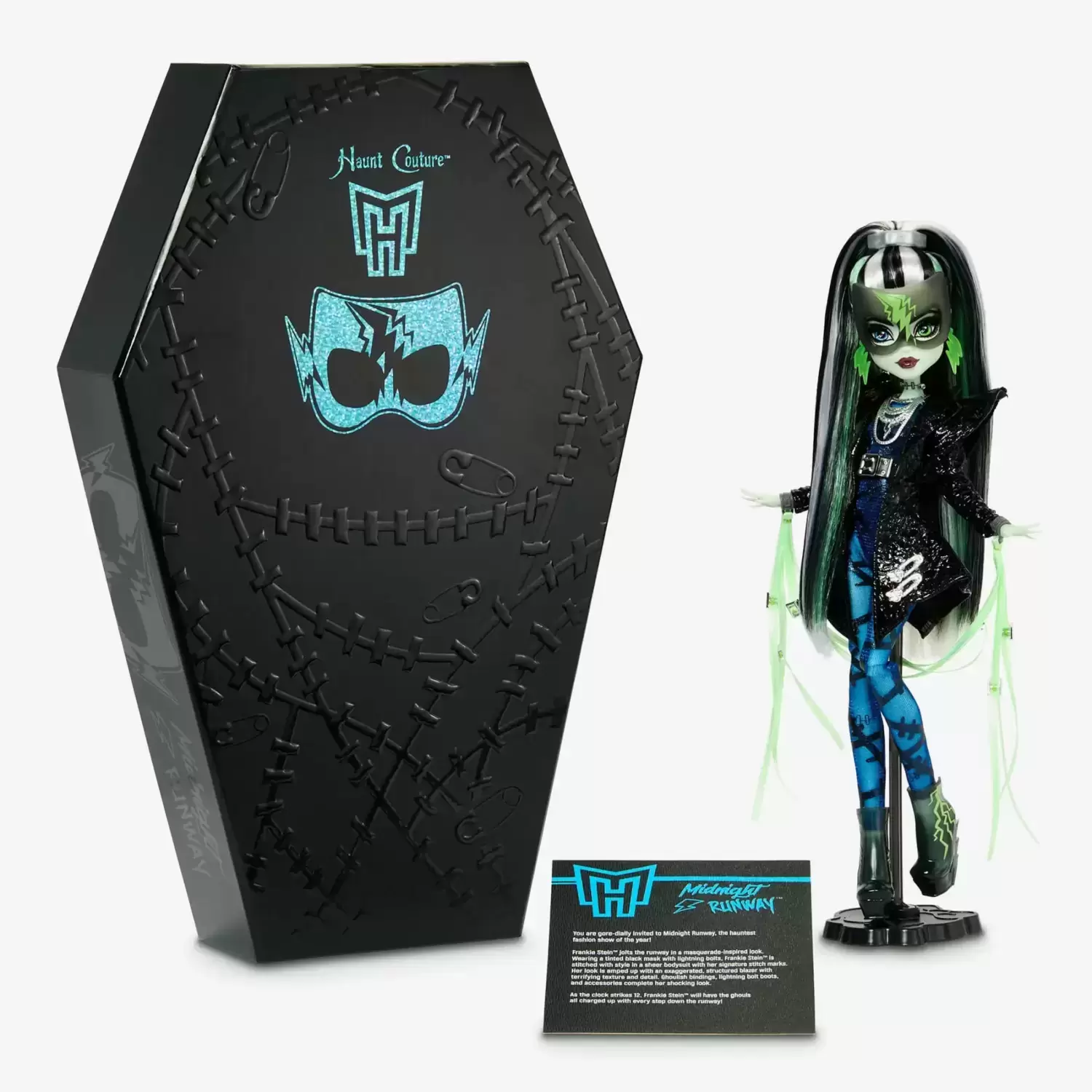 Monster High Dolls - Haunt Couture Midnight Runway Frankie Stein