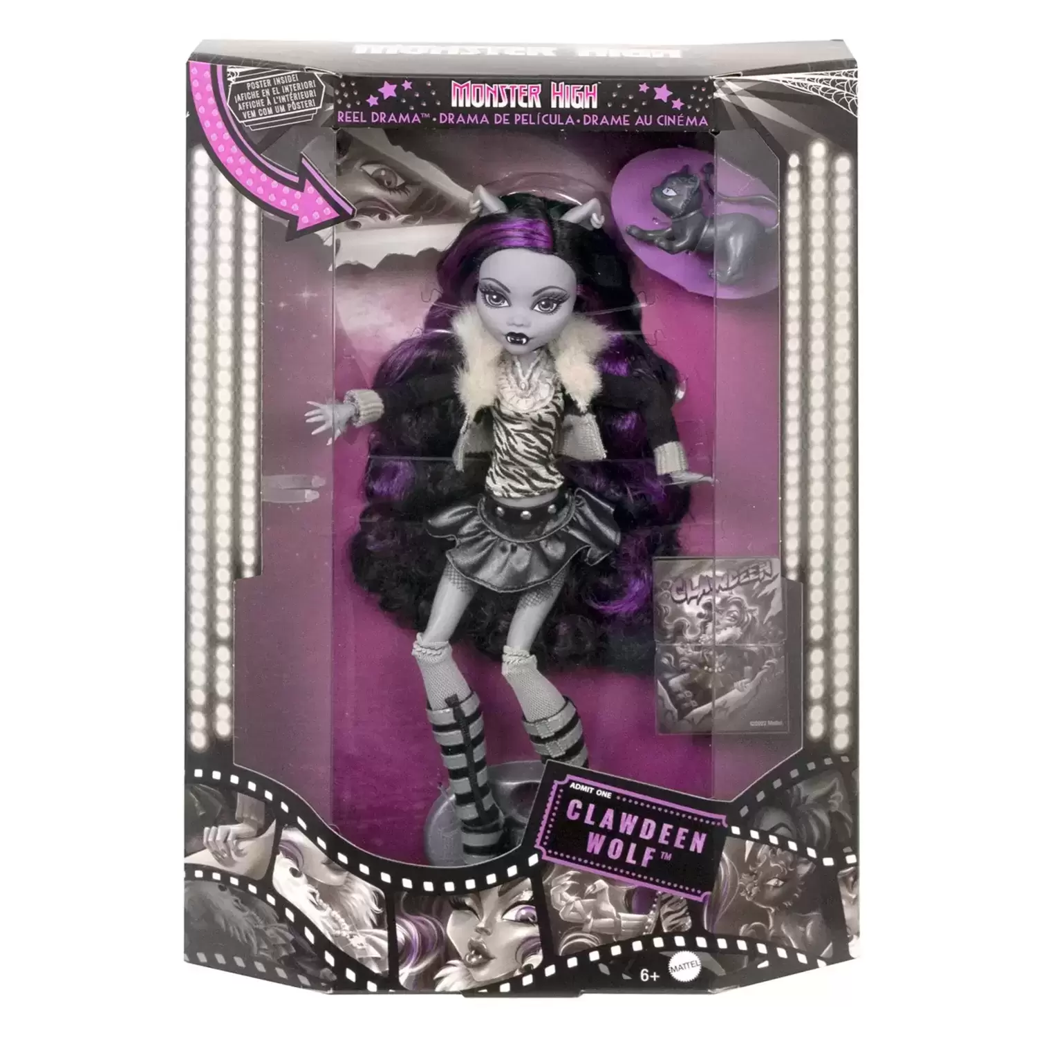 Monster High Dolls - Reel Drama Clawdeen Wolf
