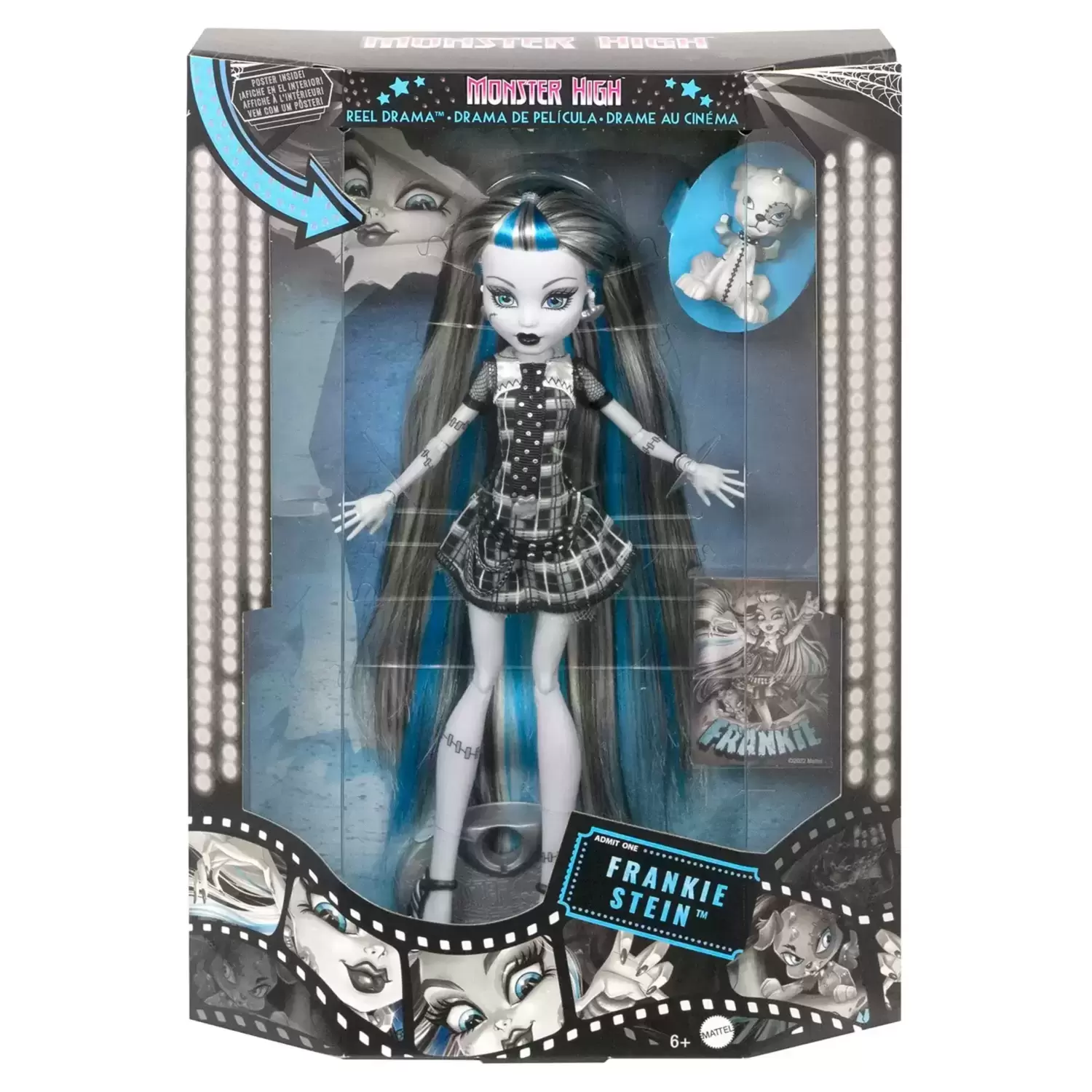 Monster High Dolls - Reel Drama Frankie Stein
