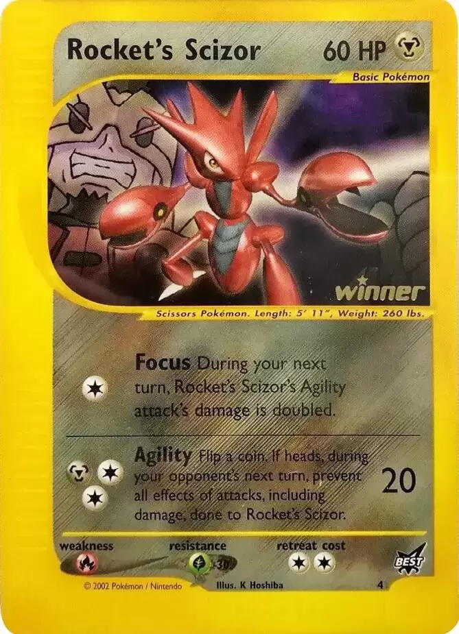 Best of Game - Rocket’s Scizor Winner