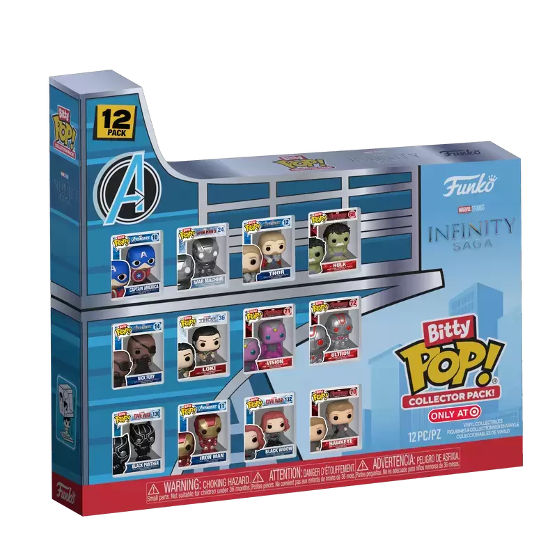 Bitty POP! - Collector Pack Avengers The Infinity Saga 12 Pack