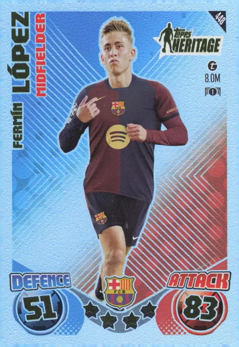 Match Attax - UEFA Champions League 2024/25 - Fermin Lopez