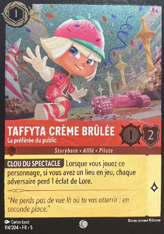 Ciel Scintillant - Chapitre 5 - Taffyta Crème Brûlée - La Préférée du Public - Brillante