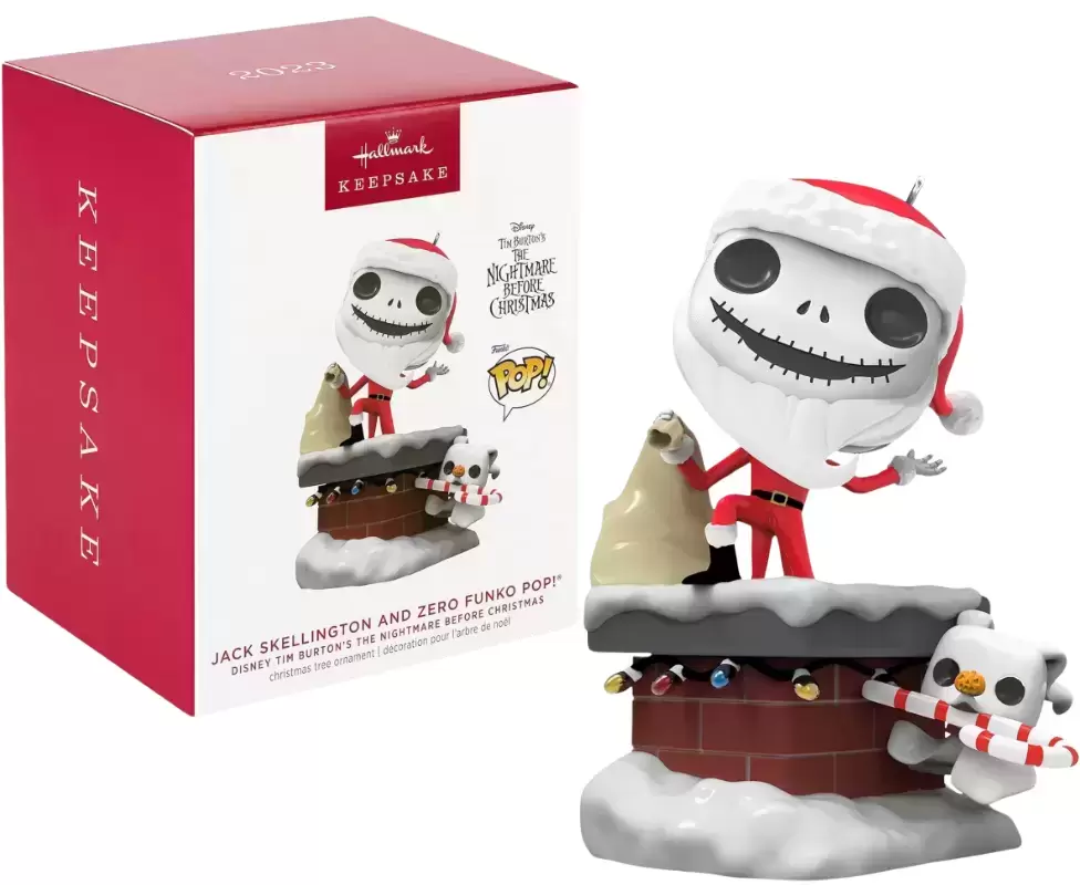 Funko Ornaments - The Nightmare Before Christmas - Jack Skellington & Zero