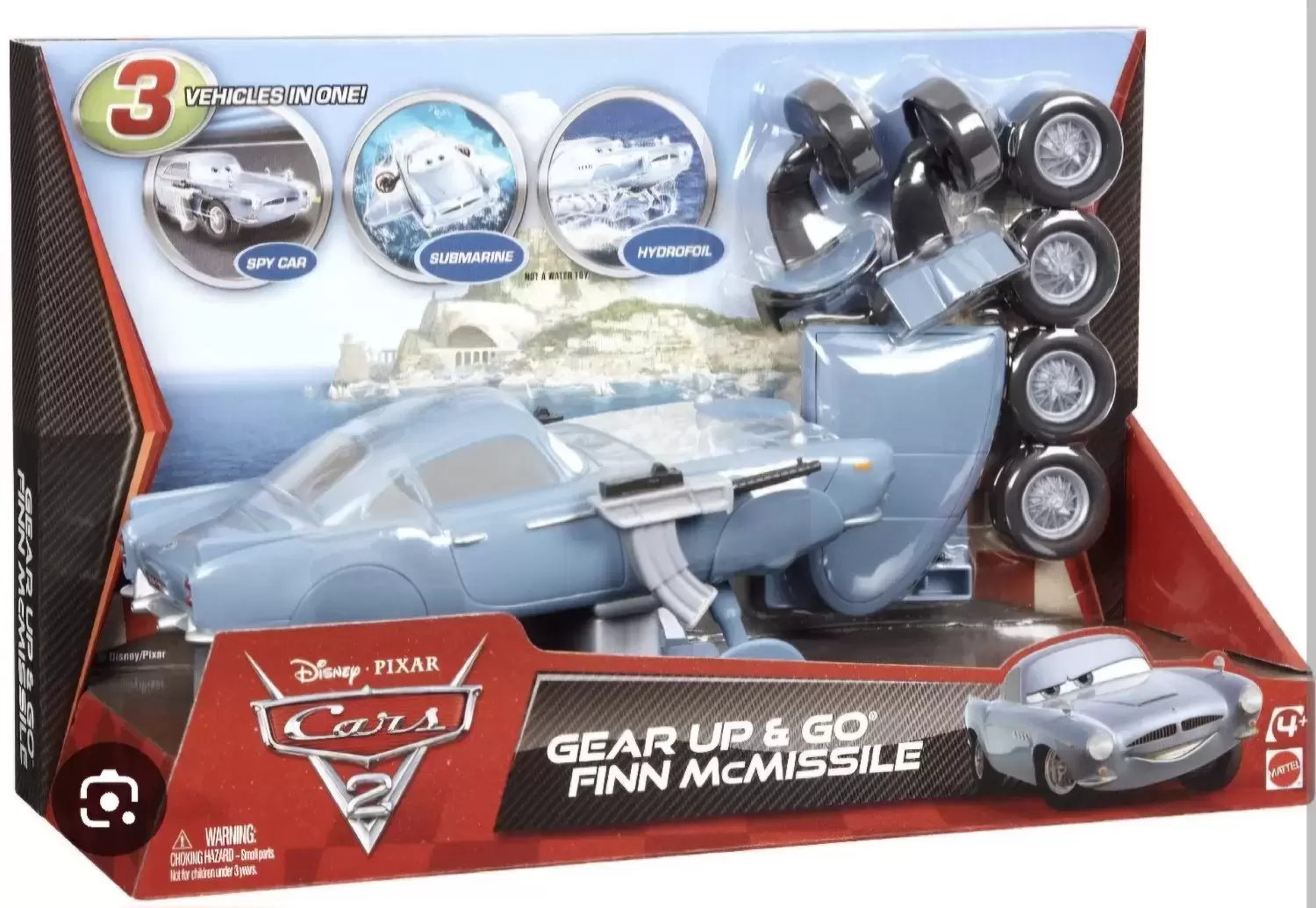 Cars 2 - Gear Up & Go Finn Mcmissile