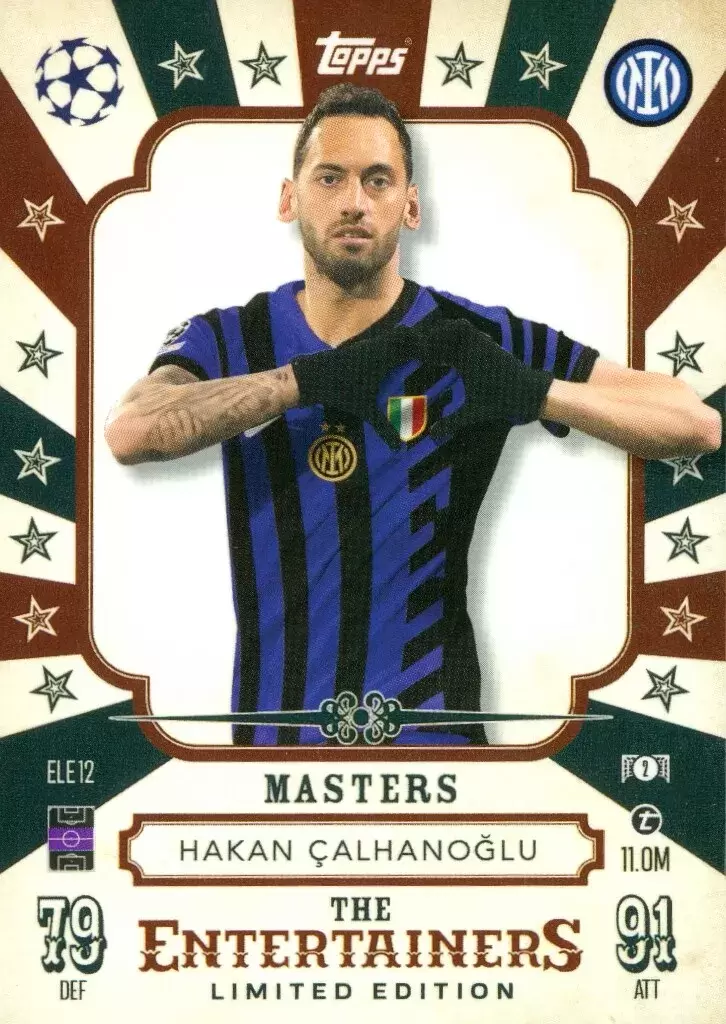 Match Attax - UEFA Champions League 2024/25 - Hakan Çalhanoglu