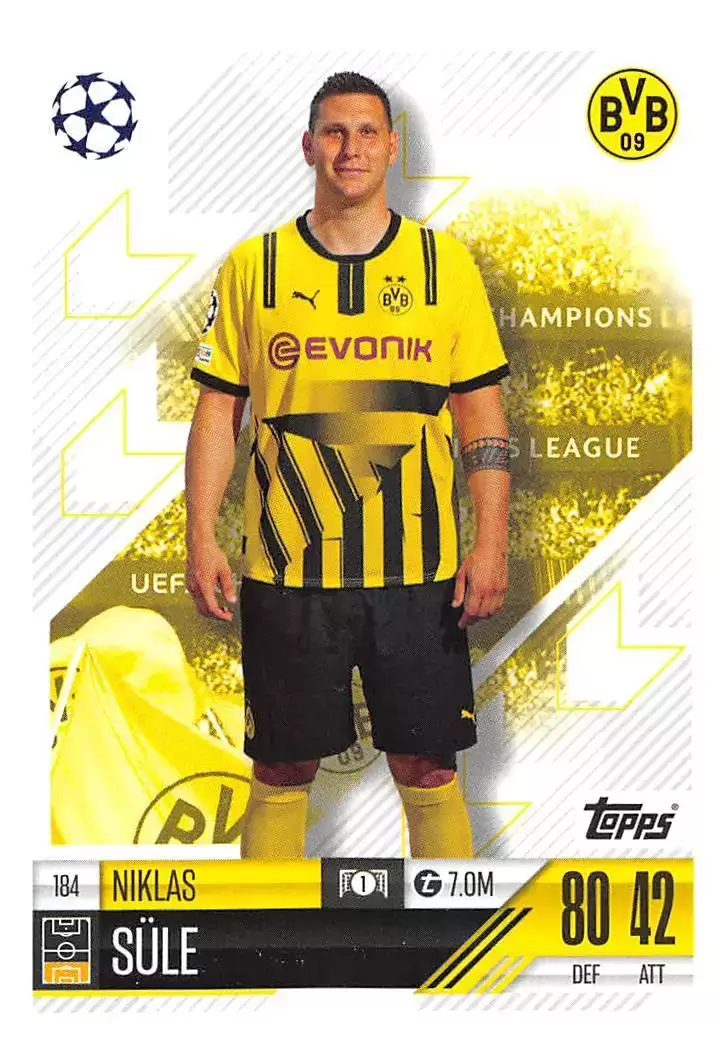 Match Attax - UEFA Champions League 2024/25 - Niklas Süle