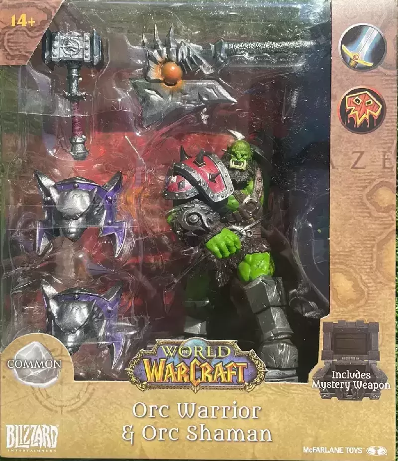 McFarlane - World Of Warcraft - McFarlane Toys - World of Warcraft - Orc Warrior and Orc Shaman (Common) - Ref 16671-2 (2023)