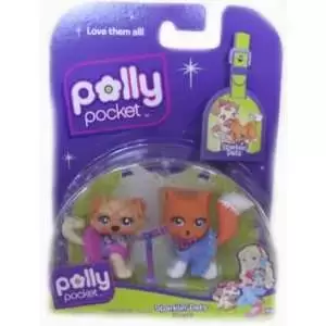 Polly Pocket (2007 – 2008) - Sparklin’ Pets Duets Series 1 3/6 - Dog 27/Fox 28