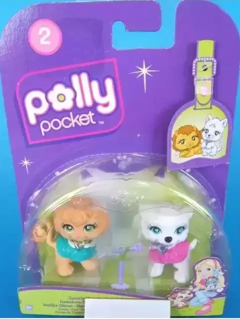 Polly Pocket (2007 – 2008) - Sparklin’ Pets Duets Series 2 5/6 - Dog 50/Lion 51