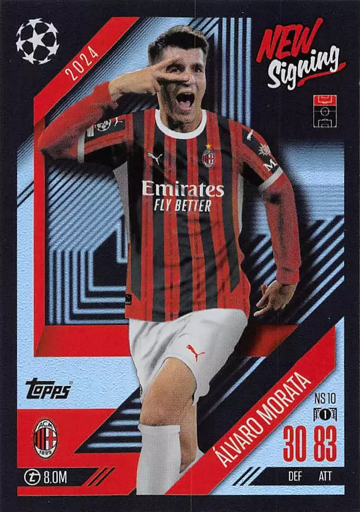 Match Attax - UEFA Champions League 2024/25 - Alvaro Morata