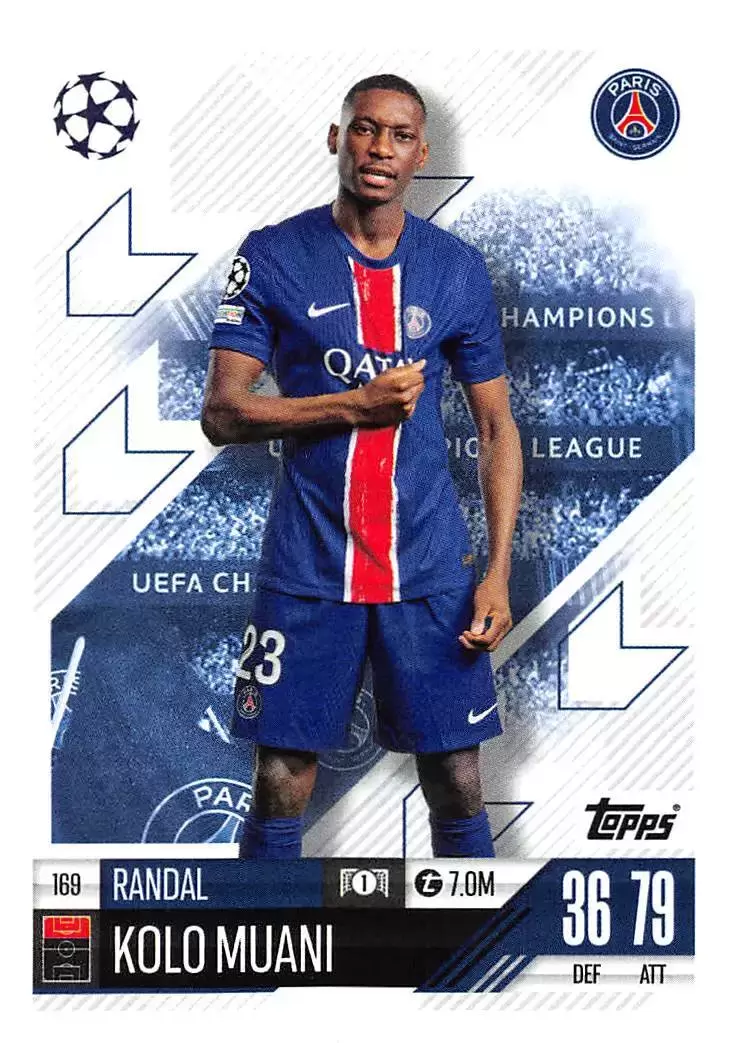 Match Attax - UEFA Champions League 2024/25 - Randal Kolo Muani