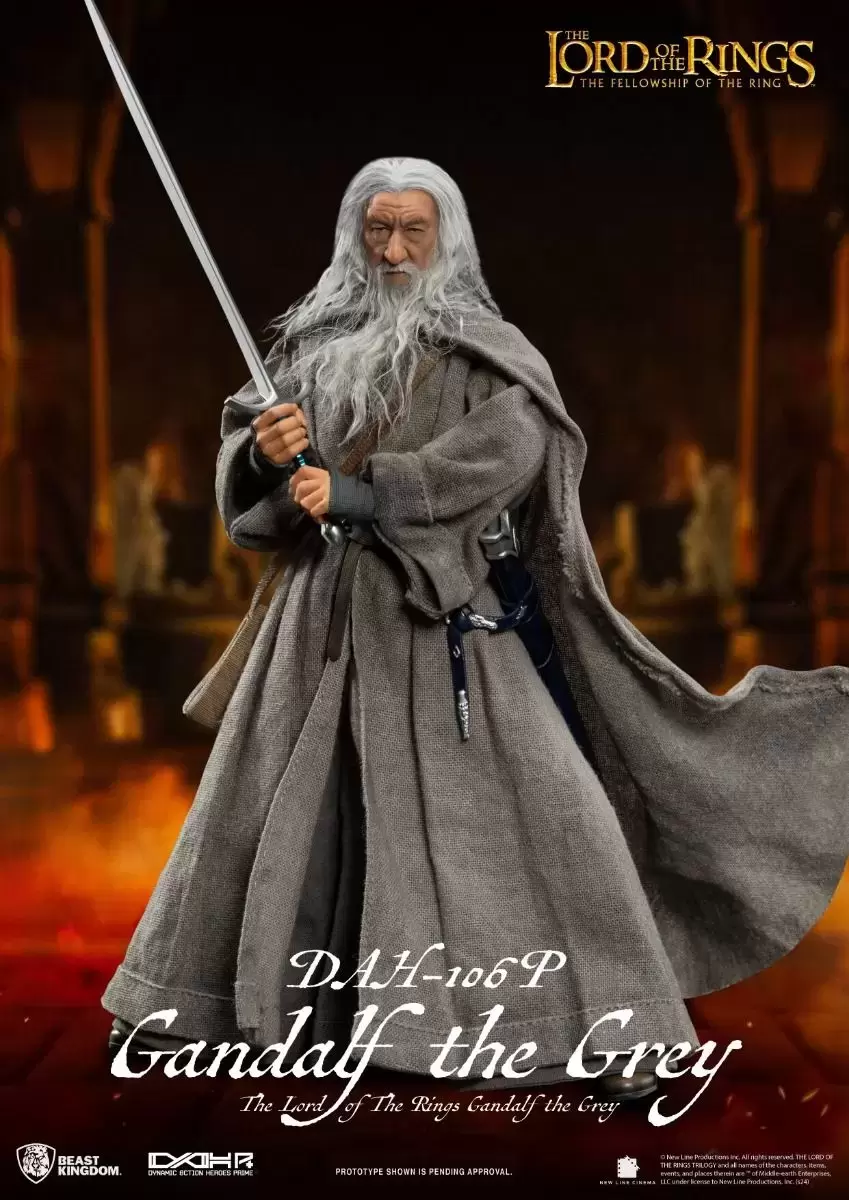 Dynamic 8ction Heroes (DAH) - The Lord of The Rings Gandalf the Grey