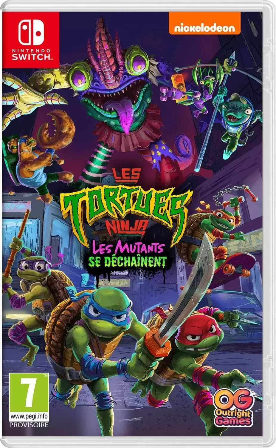 Nintendo Switch Games - Les Tortues Ninja Les Mutants Se Déchaînent