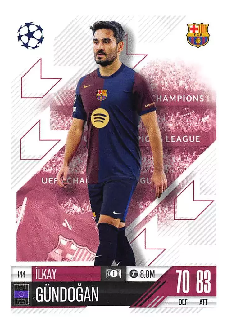 Match Attax - UEFA Champions League 2024/25 - Ilkay Gündogan