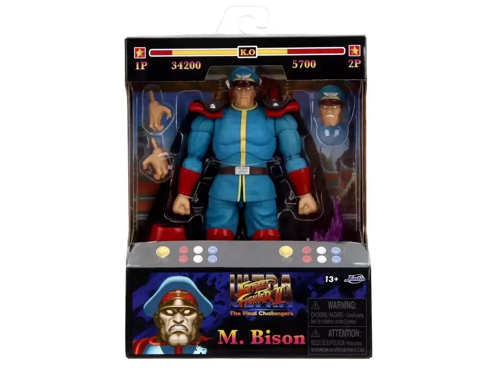 Jada Toys - Street Fighter - M. Bison (Blue Variant)