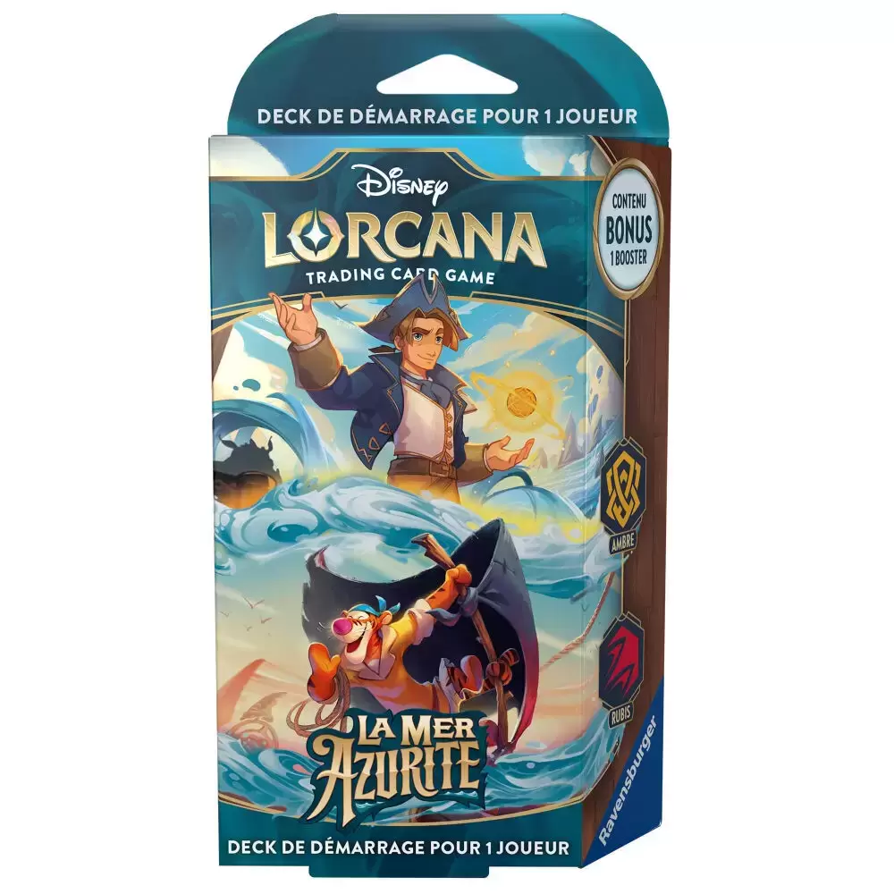 Boosters & Coffrets Lorcana - Starter - La Mer Azurite Chapitre 6 Ambre Rubis