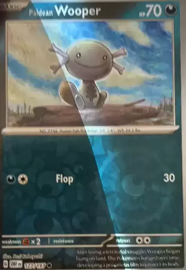 Obsidian Flames - OBF (OBFEN) - Paldean Wooper Reverse