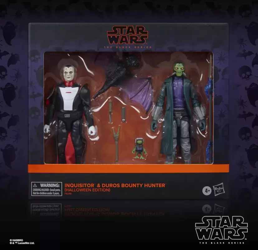 The Black Series - Phase 4 - Inquisitor & Duros Bounty Hunter (Halloween Édition)