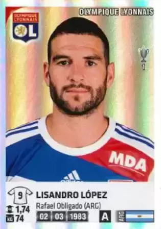 Foot 2012-13 - Lisandro Lopez - Olympique Lyonnais