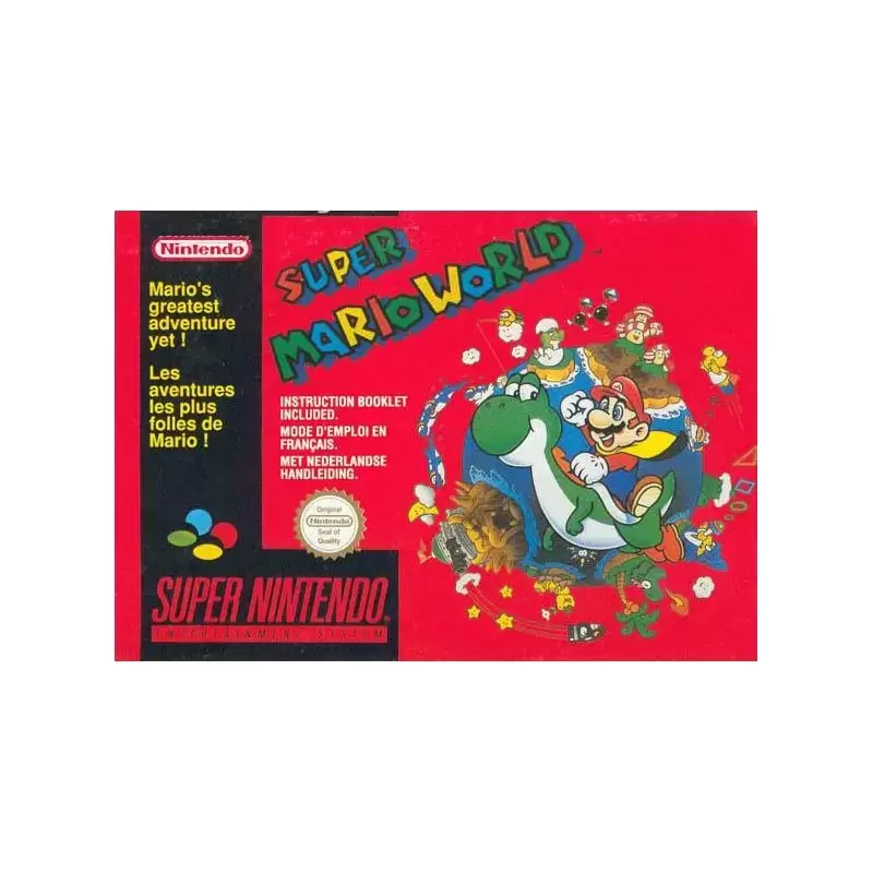 Jeux Super Nintendo - Super Mario World