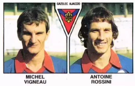 Football 79 en Images - Michel Vigneau / Antoine Rossini - F.C. D\'Ajaccio Gazelec