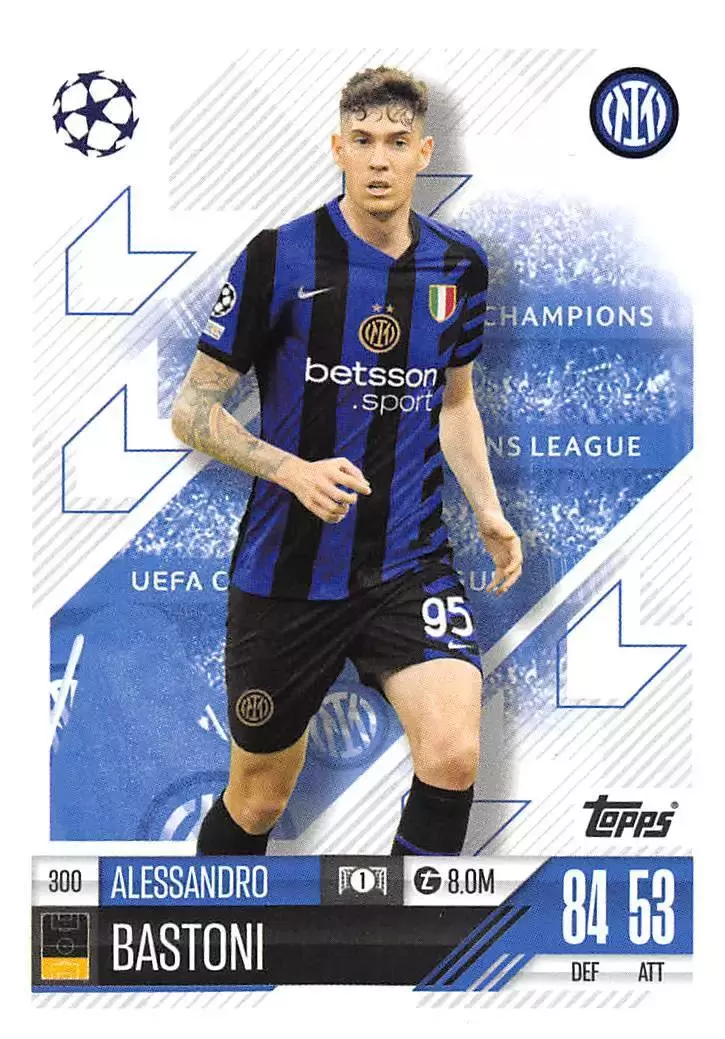 Match Attax - UEFA Champions League 2024/25 - Alessandro Bastoni